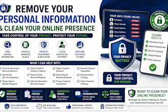 remove your personal information and clean your online presence