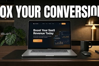 build a high converting nextjs saas landing page for startups
