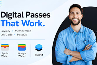 build apple and google wallet, loyalty, membership pass and qr code with passkit