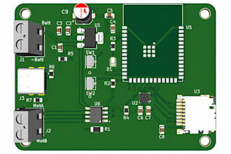 design pcb layout,schematic,esp32,smt32, arduino, ble, bms, iot nrf, antenna pcb