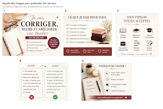 je vais corriger, relire et améliorer vos textes