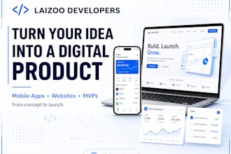 develop custom web application and flutter mobile app