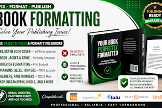 do formatting for amazon kdp kindle ebook formatting paparback formatting