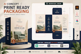 convert ai generated packaging design into print ready vector files with