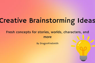 brainstorm creative ideas for your project