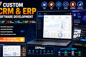 crm and erp software build ai saas app, pos, wms, to automate your business