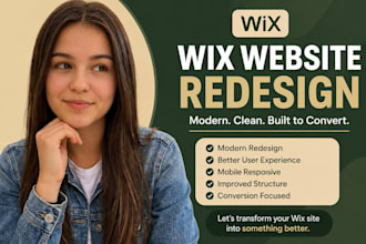 do wix website redesign wix website design wix website development wix