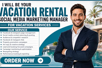 generate high converting vacation rental short term rental leads via facebook ad