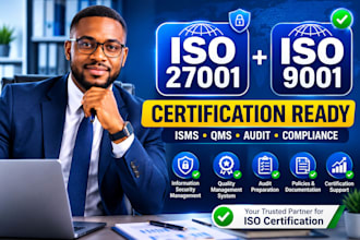 facilitate iso 27001 and iso 9001 certification through accredited bodies