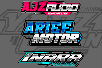 design a bold racing, motorsport, motocross and automotive logo