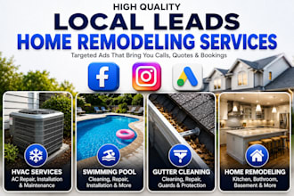 setup marketing for swimming pool leads gutter cleaning lead hvac home remodelin
