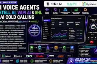 build retell ai voice agent, ghl, ai cold calling, vapi ai calling agent