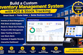 build a custom inventory management system with pos and stock tracking
