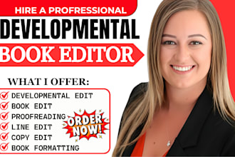 developmental book editor, novel proofreader, fiction and nonfiction editor