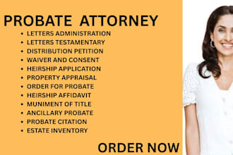be your ny, ca, texas probate lawyer for probate petitions, heirs, and property