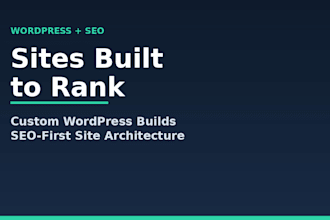 build a wordpress site optimized for search engines