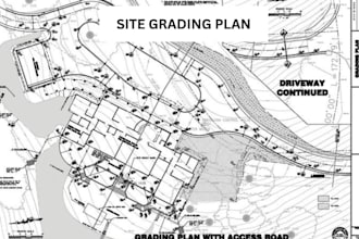 design drainage plan grading plan erosion and sediment control plan in civil 3d