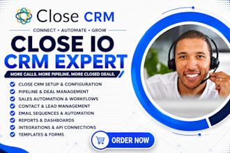 setup close io crm automation close pipeline integration