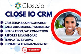 setup close io crm automation close