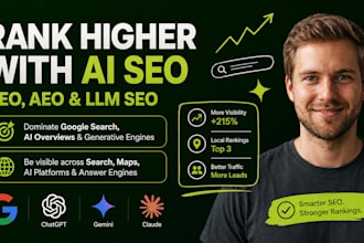 boost website ai visibility score ai SEO optimization GEO, aeo monthly on google