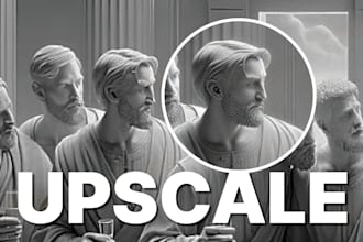 upscale any image to large format