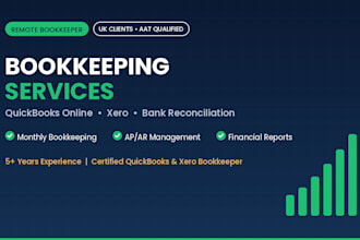 do bookkeeping for business, properties and e commerce accounts
