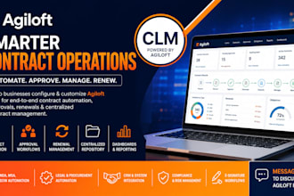 do agiloft contract lifecycle management legal contract automation crm workflow