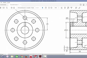 perform technical drawings in 2d
