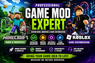 reskin unity game mod modpack blockbench model  hd minecraft fivem server plugin