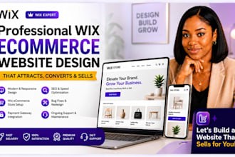 build wix ecommerce website fix wix website design wix ecommerce redesign wix