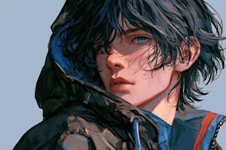 draw anime portrait for you