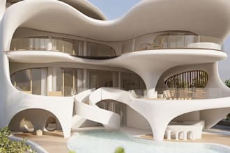 do 3d architectural interior and exterior cabana, tiny house,villa resort design