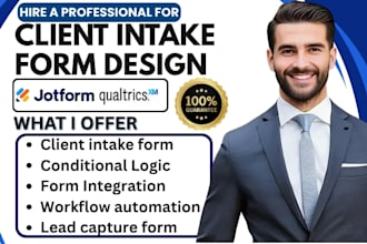 build client intake forms with workflow automation and integration using jotform