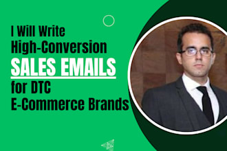 be the sales email copywriter for your dtc ecommerce brand