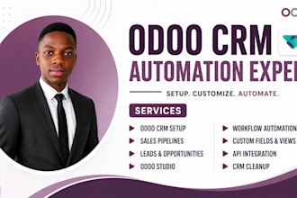develop customize odoo modules, odoo ai agents, odoo CRM ecommerce website