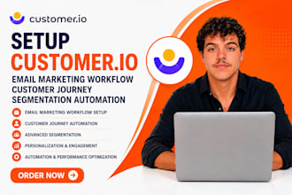 do customer io email marketing workflow customer journey segmentation automation
