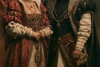 do your romantic royal couple portrait
