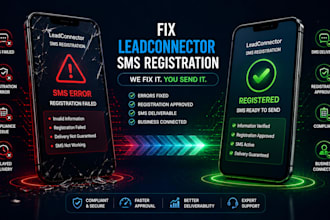 fix leadconnector SMS registration