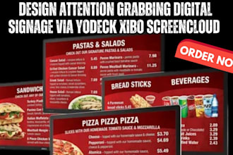 design attention grabbing digital signage using yodeck xibo screencloud optisign