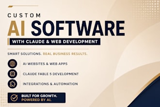 custom ai software shopify claude web development claude fable 5 claude mythos