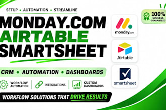 build your project management system in mondaycom, airtable and smartsheet