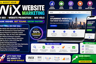 wix website marketing, wix SEO, website promotion, wix velo, google ranking