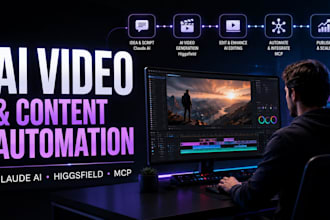 build claude ai higgsfield workflows for ai video editing ai content automation
