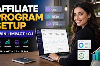 setup optimize awin impact cj affiliate program and tracking