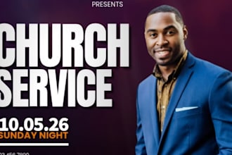 design an exceptional church flyer or event flyer