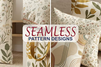 create seamless surface pattern design