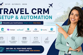 setup travel crm hellogtx traviyo wetravel sembark clientbase travefy traveljoy