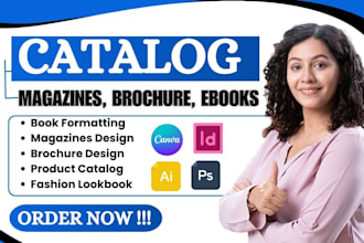 design product catalouge brouchure magazin catalouge book formatting indesign