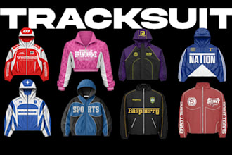 custom tracksuit design for your clothing brand