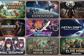 design steam capsule art, store page assets, and game key art